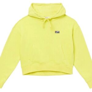 Fila Women's Yellow Hoodie Sweater